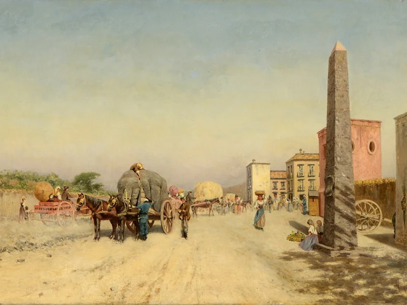 1836-Salvatore Guidotti - Strada a Napoli